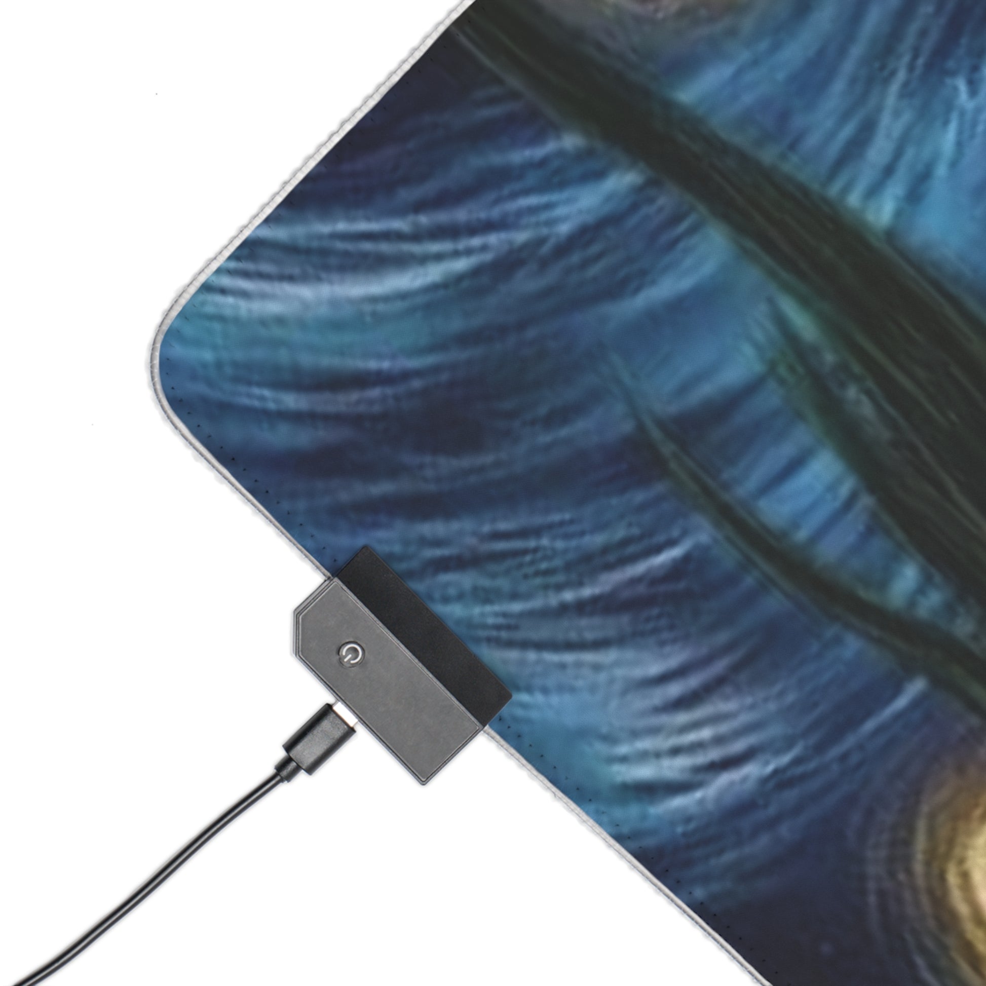 LED Gaming Mouse Pad with Starry Night Design, Colorful Mouse Mat, Desk Decor, Gamer Gift, Computer Accessories
